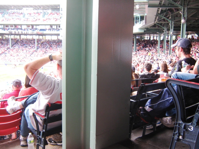 fenway park obstructed view