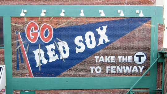 take the t to fenway park