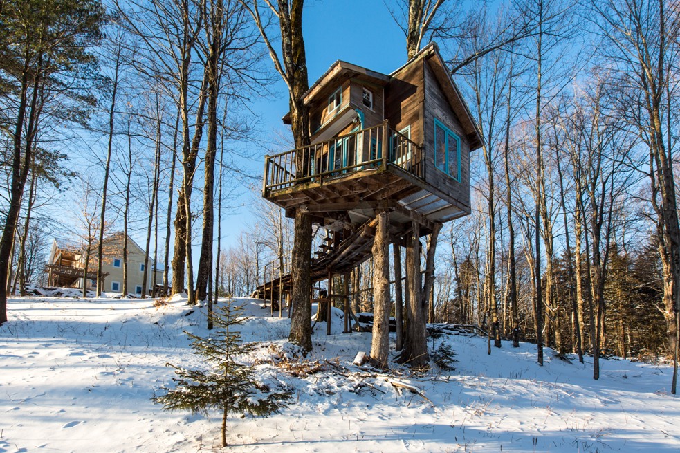 airbnb treehouse vt
