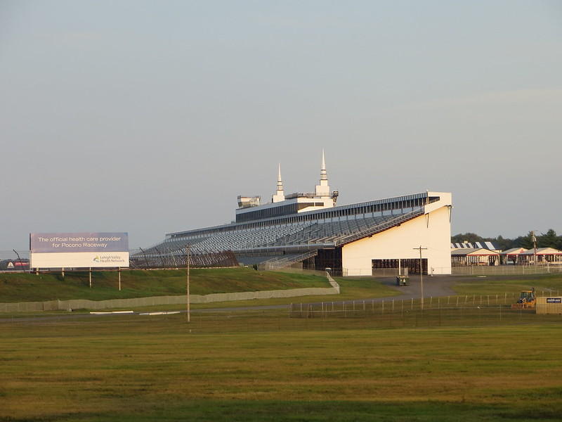 pocono raceway grandstand