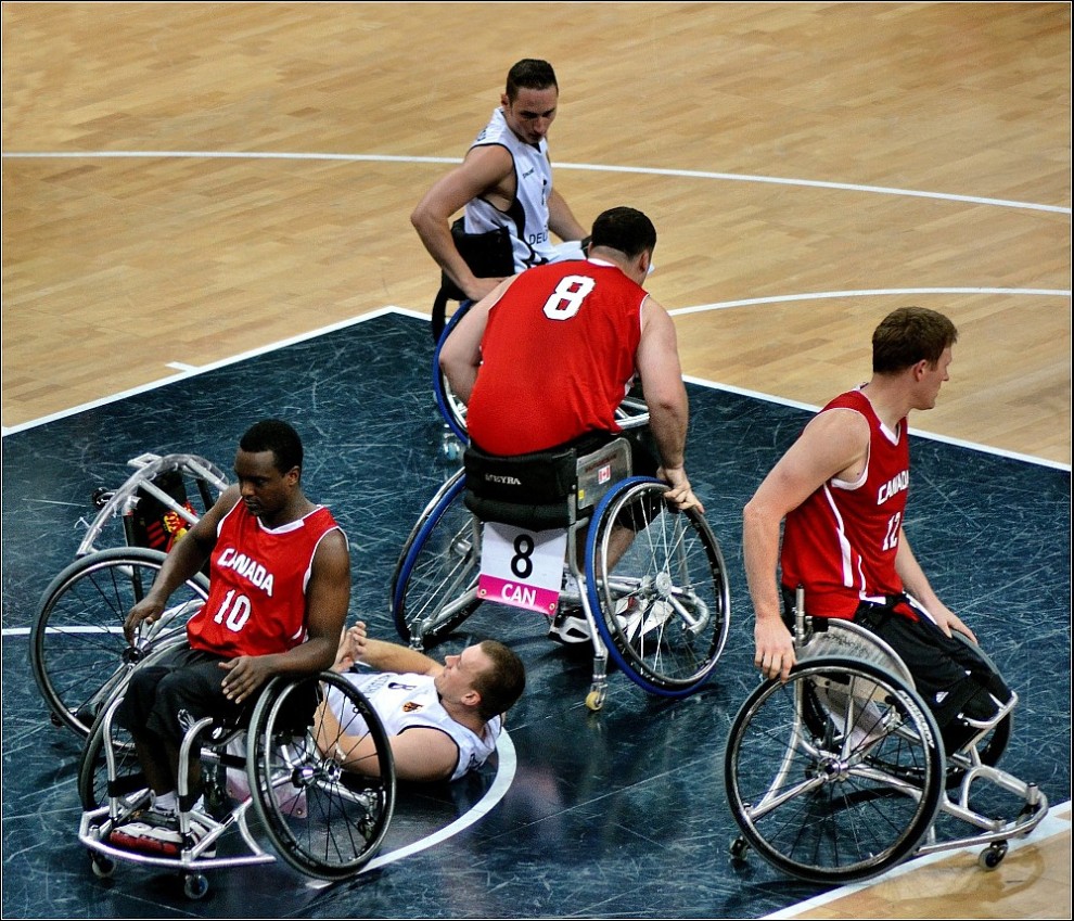 wheelchair basketball game